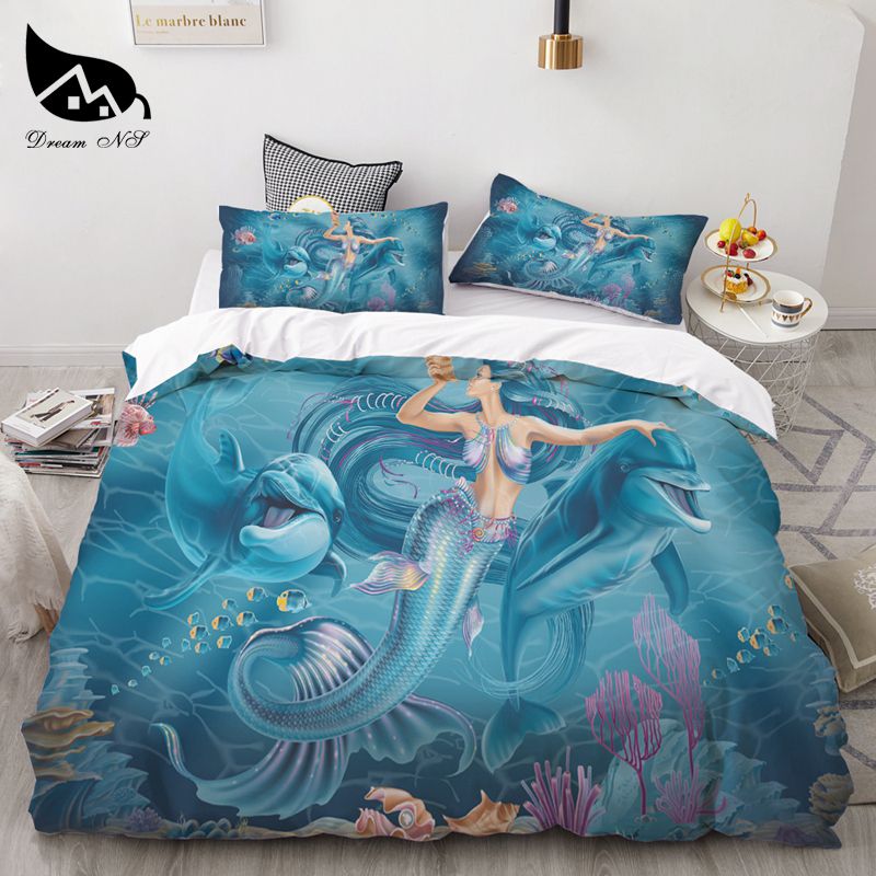 girls mermaid bedding