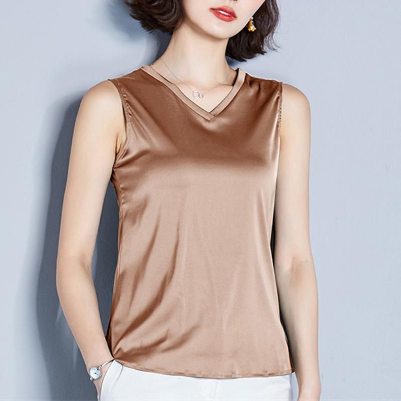 blusas elegantes seda