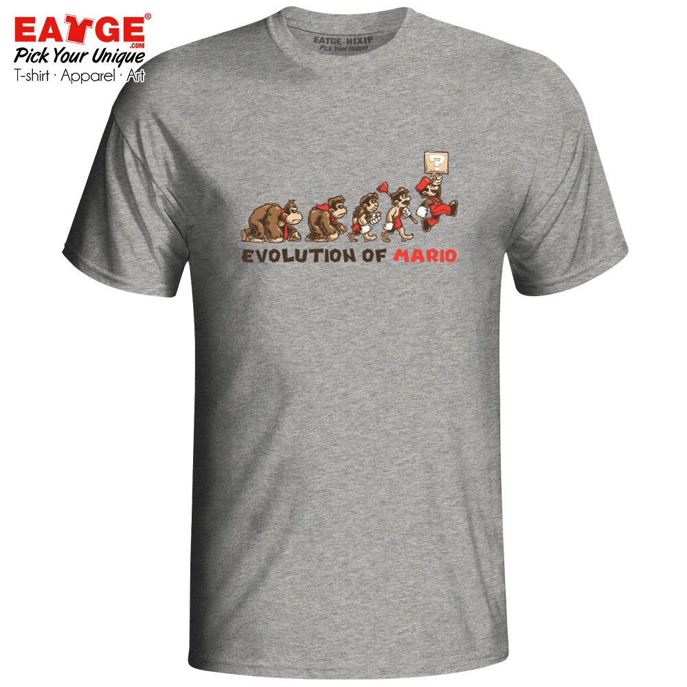 Evolution Of Super Mario T-shirt Novelty Video Game Geek Funny Print T Shirt Creative Design Punk Women Men Cotton Tee Evolution Of Super Mario T-shirt Novelty Video Game Geek Funny Print T Shirt Creative Design Punk Women Men Cotton Tee