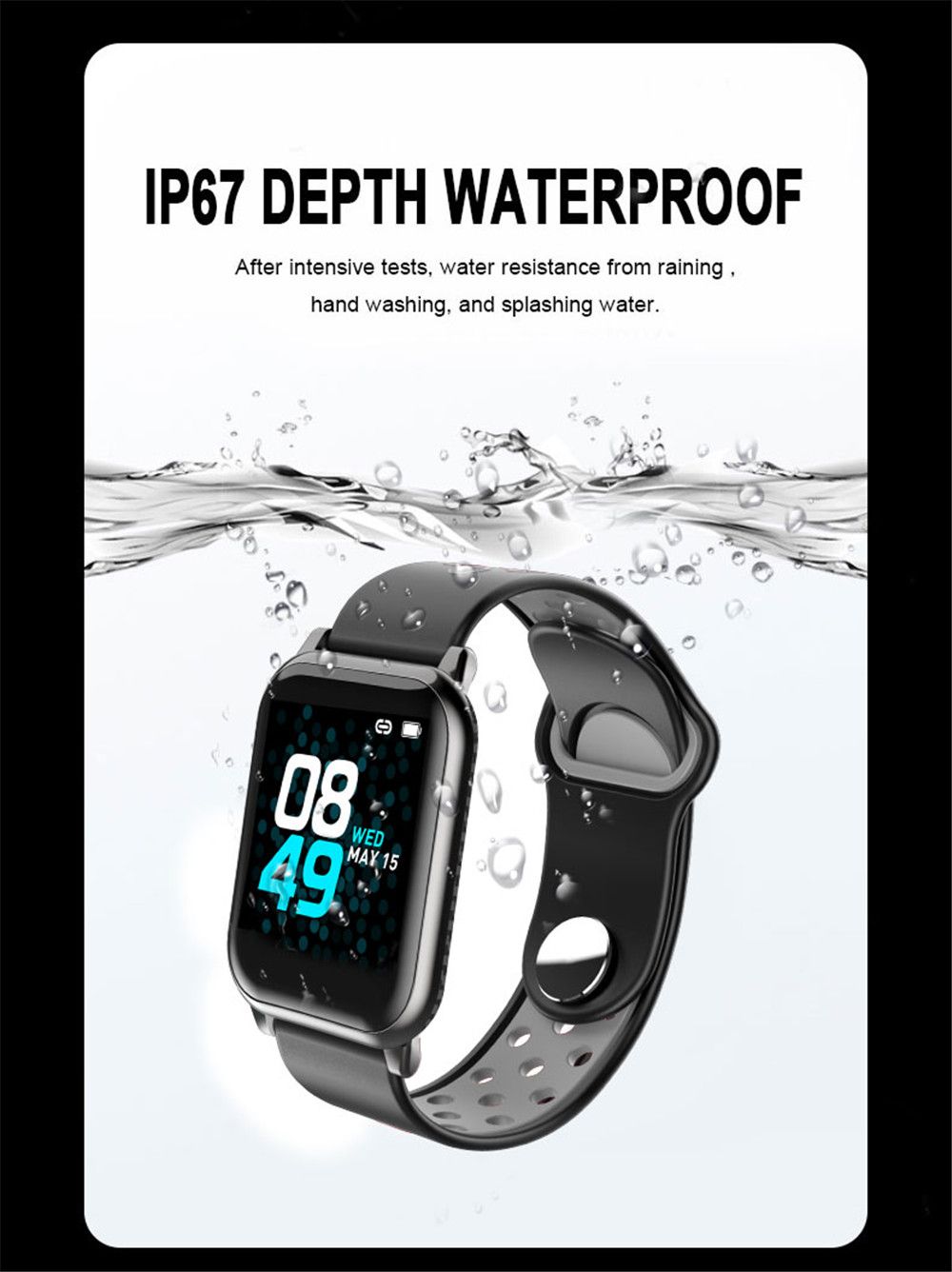 Suministro Al Por Mayor La Presión Arterial Inteligente Relojes KY11 Ritmo  Cardíaco Reloj Inteligente Pulsera De Deportes Relojes Inteligentes Banda  Impermeable SmartWatch Android De Shuobozd58, 21,17 € | Es.DHgate.Com