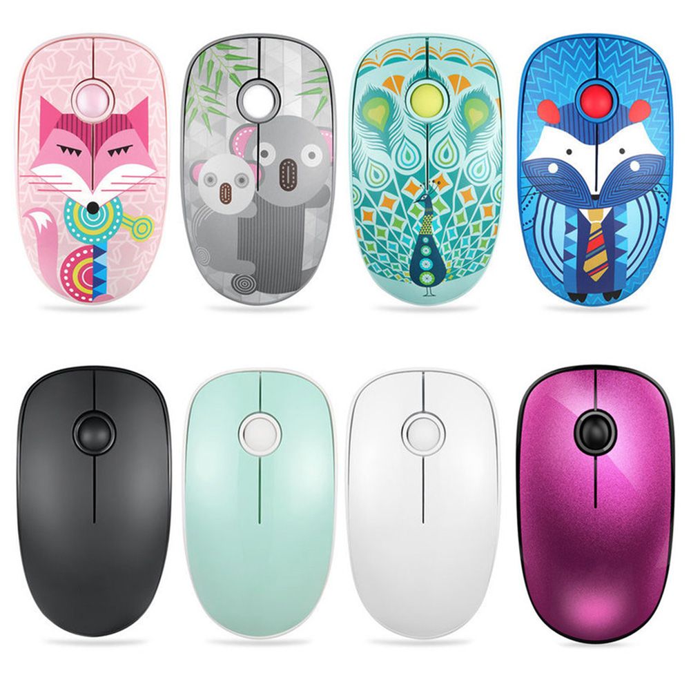 Cute Cartoon Wireless Mute Mouse 1000DPI Ergonomic Optical Mice Computer Mouse Universal Computer for Laptop PC Cute Cartoon Wireless Mute Mouse 1000DPI Ergonomic Optical Mice Computer Mouse Universal Computer for Laptop PC