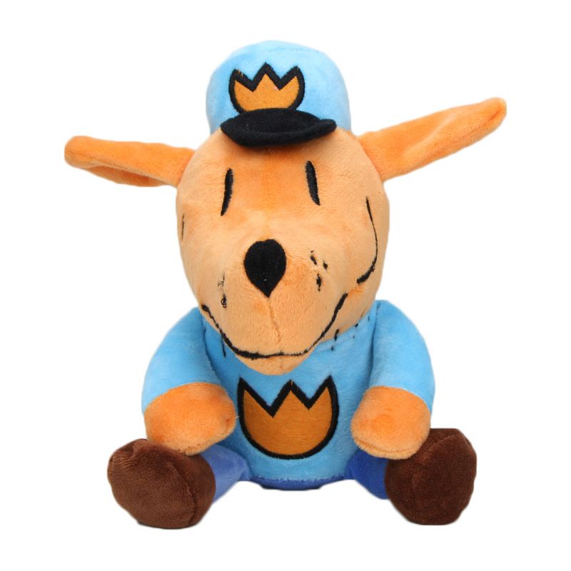 petey dog man plush