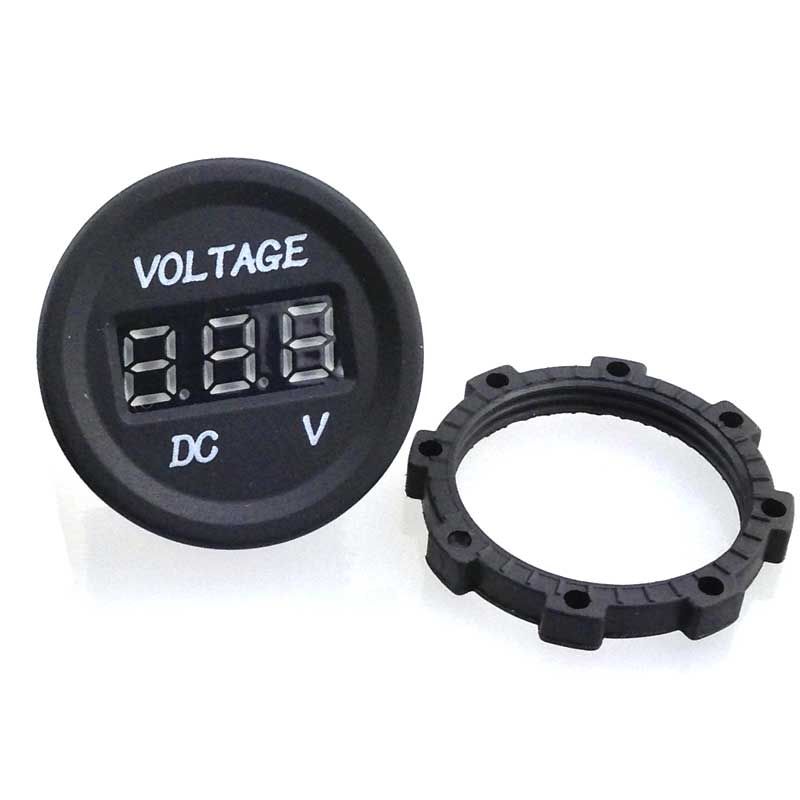 2020 12V Car Battery Voltage Meter Motorcycle Voltage Table Voltmeter