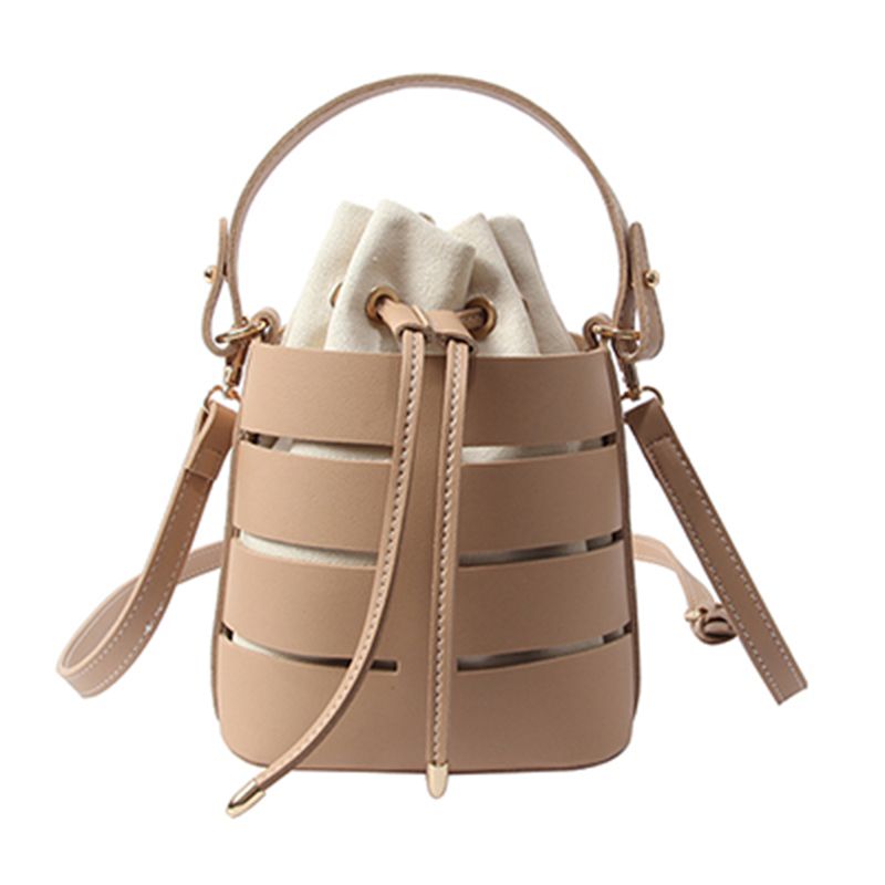 women's drawstring bucket bags