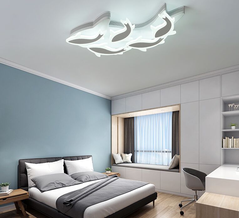 2020 Bedroom Lamp Modern Minimalist Creative Led Ceiling Lamp Warm