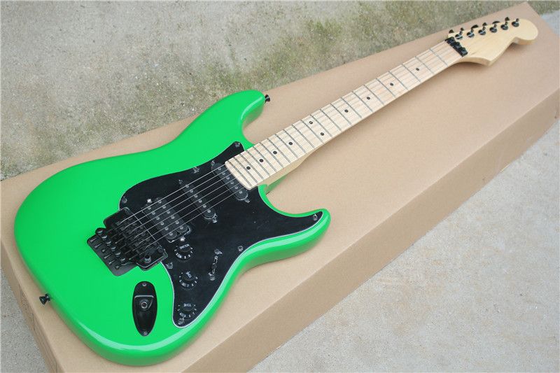 Compra El Envío Libre De La Guitarra Eléctrica Stratocaster 3 Pastillas  Cuerpo Sólido Envío Libre Verde, Puede Ser Personalizada De Barato |  Entrega Rápida Y Calidad | Es.Dhgate