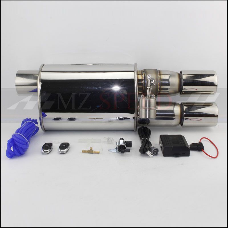 2020 Universal Car Exhaust Muffler 304 Stainless Steel Remote Control