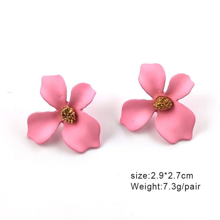 Pendientes De Flores De Estilo S925 Spring And Summer De De Pendientes De Flores De Estilo S925 Spring And Summer De De