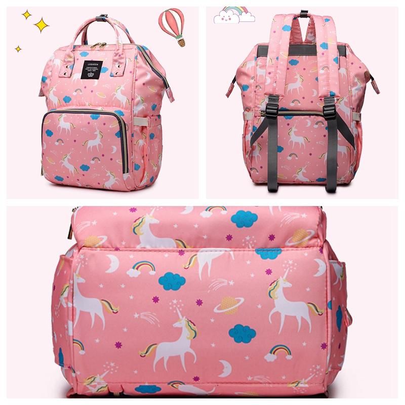 pink baby backpack