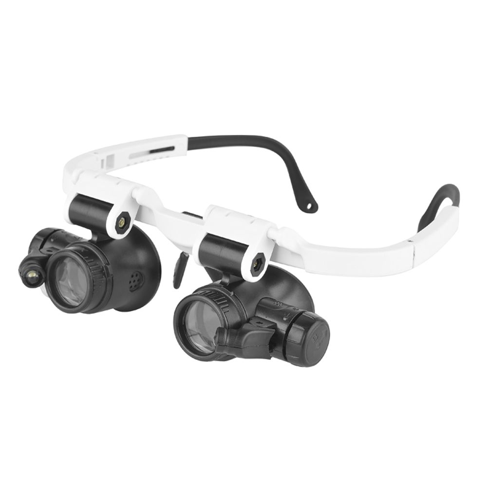 gioielliere e riparazione SUNJULY 8X 23X Lente di ingrandimento con luce LED Brille-Lupe regolabile per orologiaio gioielliere e riparazione SUNJULY 8X 23X Lente di ingrandimento con luce LED Brille-Lupe regolabile per orologiaio