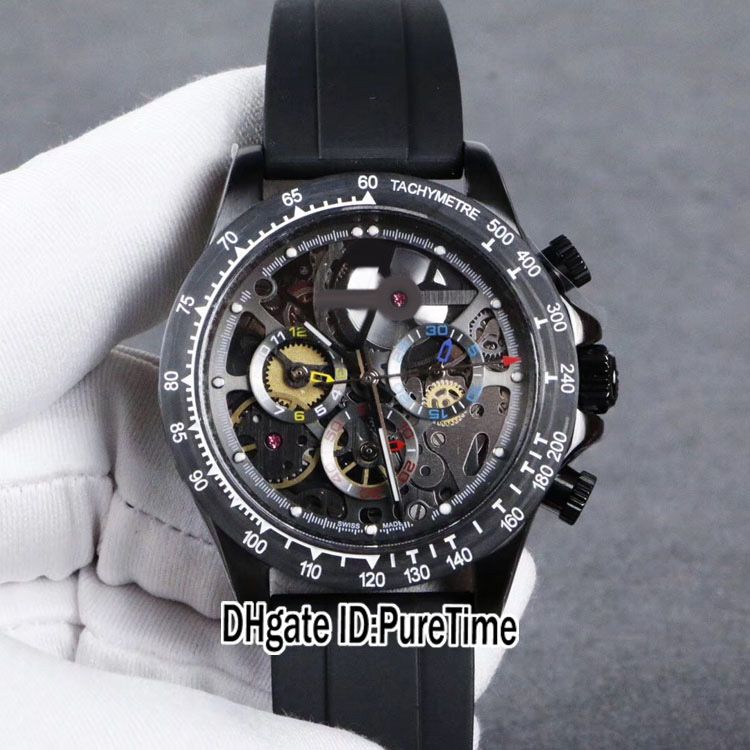 Acquistare Nuova Artigiani De Geneve Scheletrato La Montoya 116520  Automatic Watch Mens Fibra Di Carbonio Lunetta Di Gomma Nera No Cronografo  Puretime E140d4 Economico | Consegna Veloce E Qualità | DHgate Italy