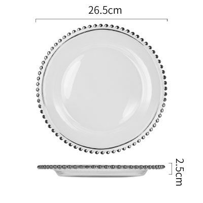 10.5 inch - zilveren kralen velg