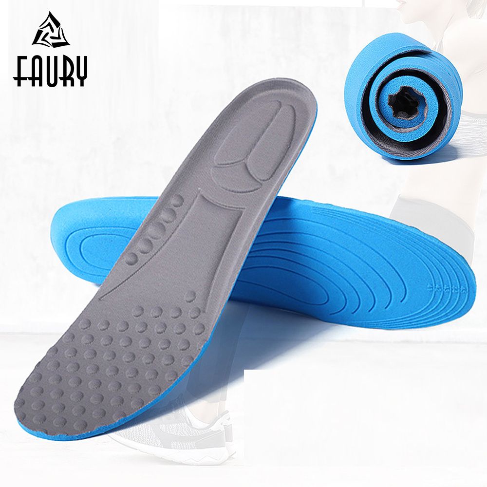 Blue Memory Foam Orthotics Arch Pain Relief Support Shoe Insoles Insert Pads new