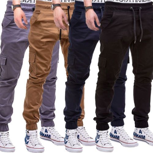 mens twill jogger pants