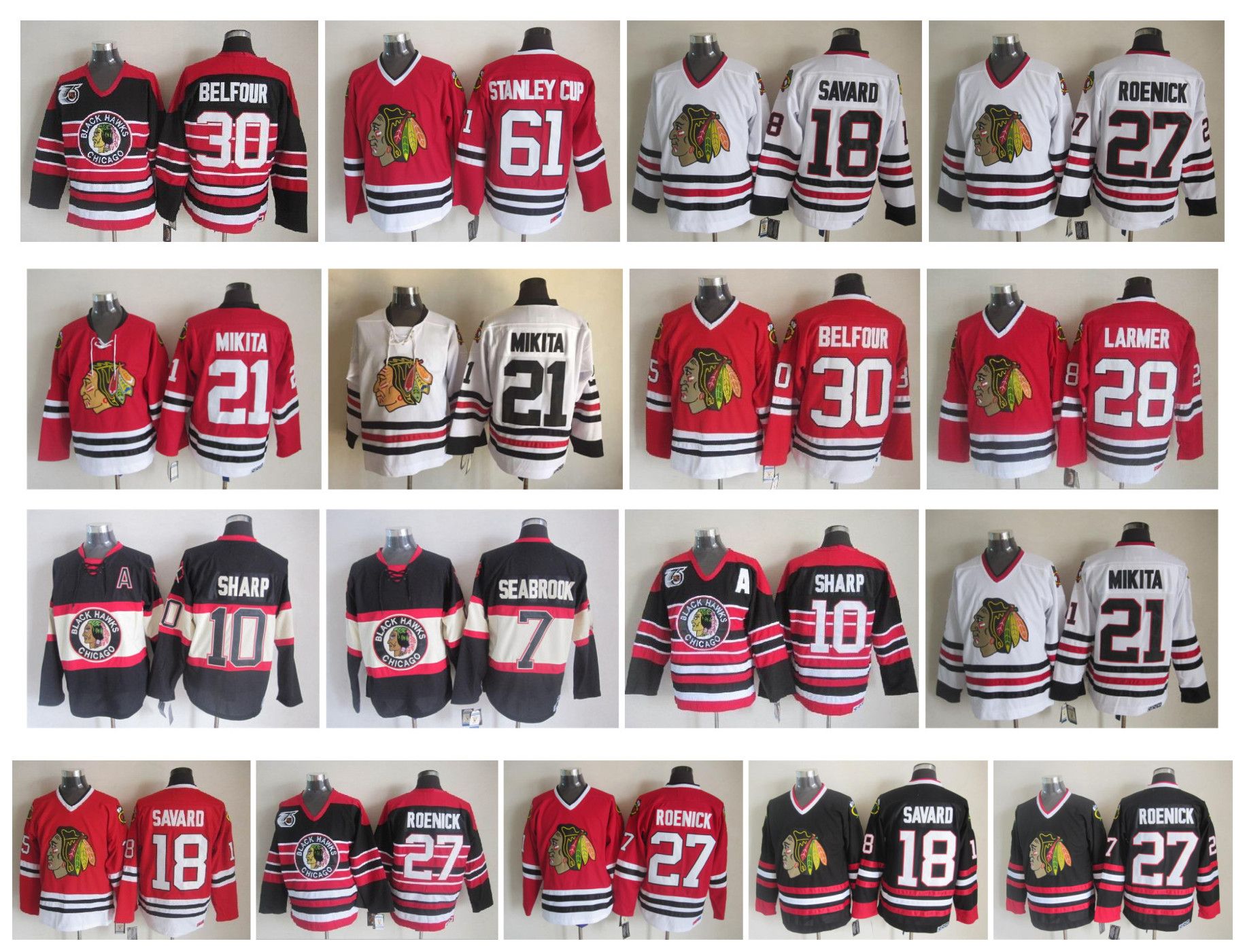 retro blackhawks jersey