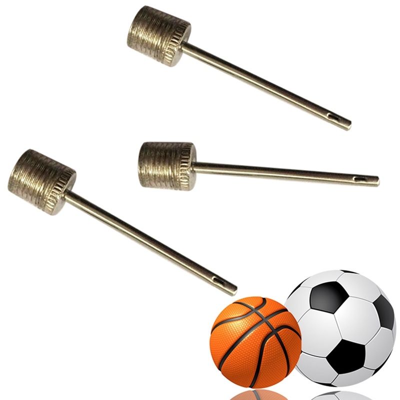 10PCS Metal Ball Pump Needle Valve Needle For Sports Balls Football Basketball