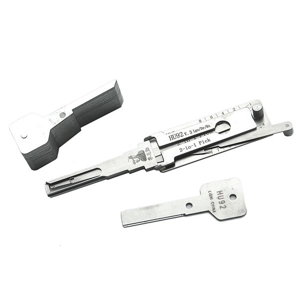 Lecteur de clé de voiture 2 en 1 TPM Go HU92 Décodeur de crochetage pour auto