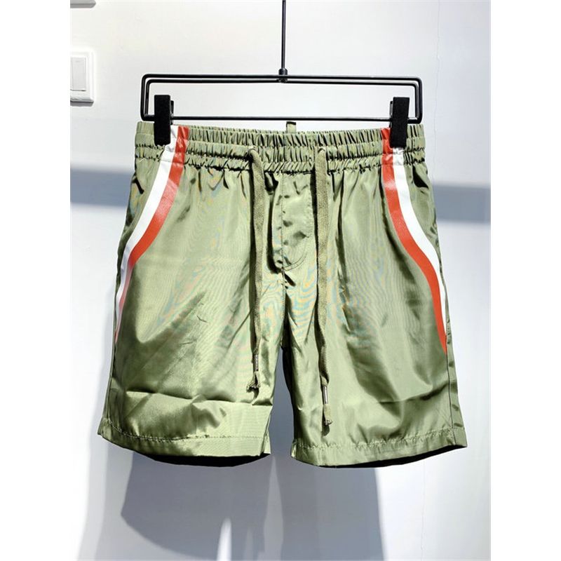 HZamora_H Men Flames Fire Summer Breathable Quick-Drying Swim Trunks Beach Shorts Board Shorts XL 