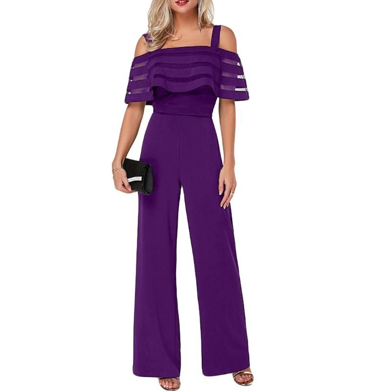 plus size purple jumpsuit
