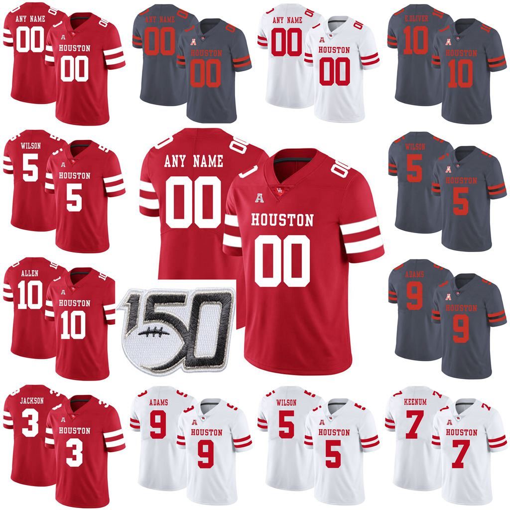 2020 Houston Cougars Jerseys Matthew Adams Jersey Kyle Allen Howard