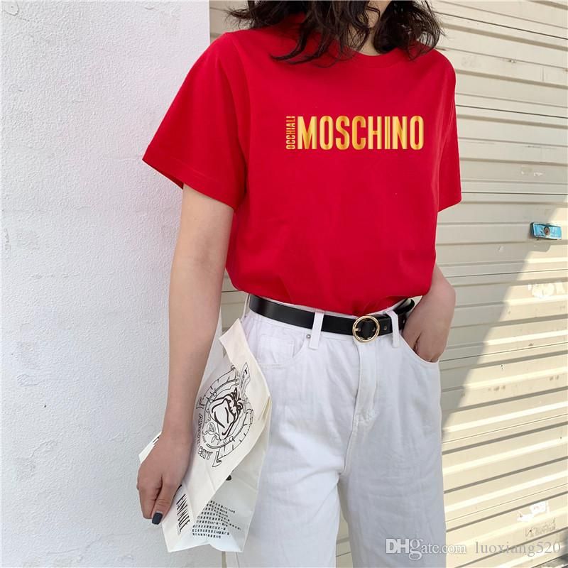 red womens tshirt