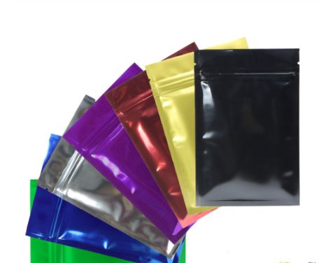 Sellado térmico brillante 6x9cm 7 papel de aluminio Mylar Mini Ziploc