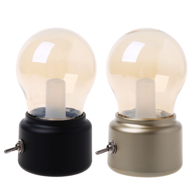 2020 Vintage Bulb Night Light Usb Rechargeable Led Energy