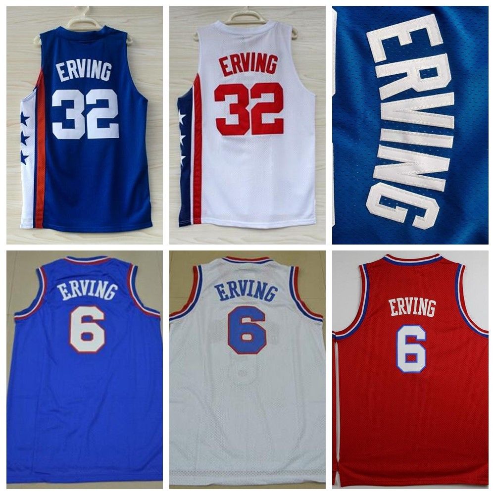 dr j jersey white