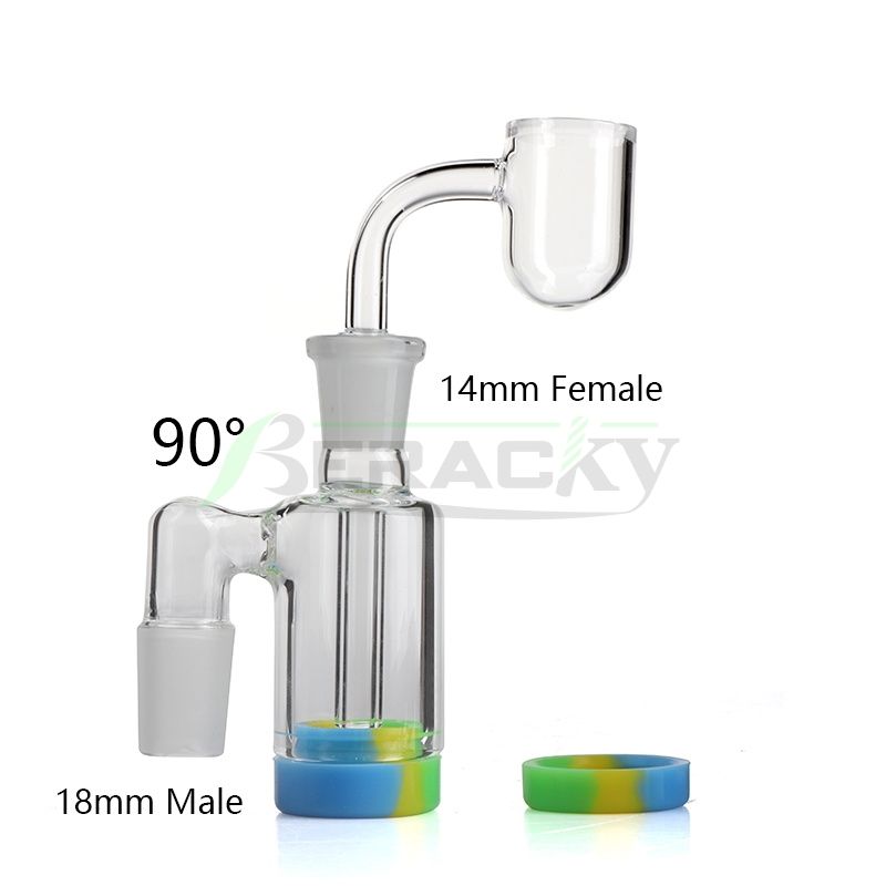 Un style 90 ° 18 M-14 F + Quartz Banger