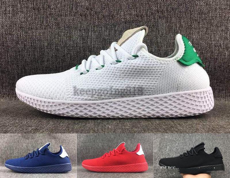 pharrell williams shoes white green