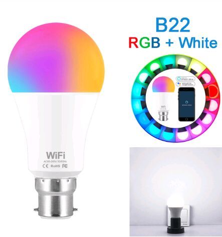 B22 RGB الأبيض