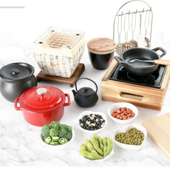 mini kitchen set real cooking