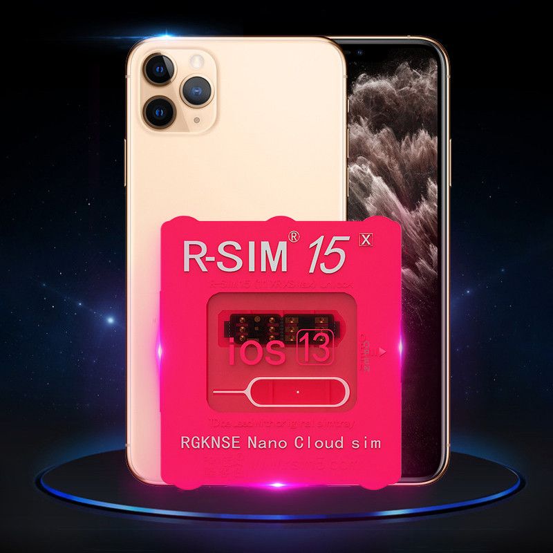 최신 R-SIM15 RSIM (15) 터보 R SIM (15) 유니버설 잠금 해제 카드 아이폰 6/7/8 X XS 11pro 최대 IOS13