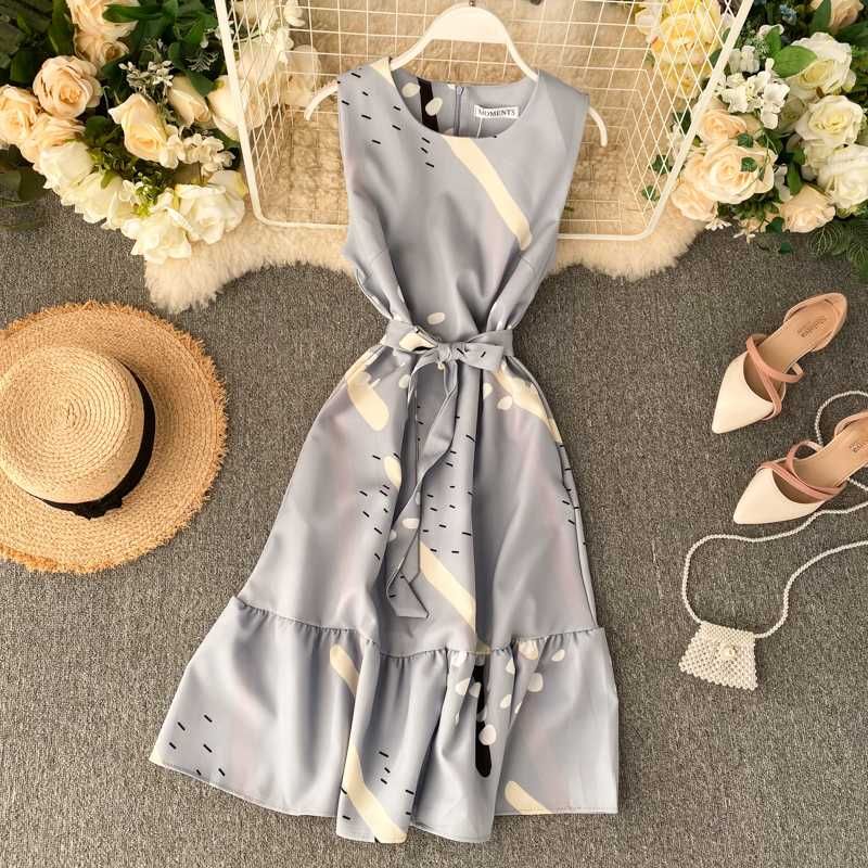 simple ruffle dress
