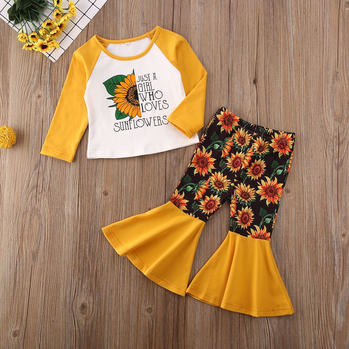 baby girl flare pants