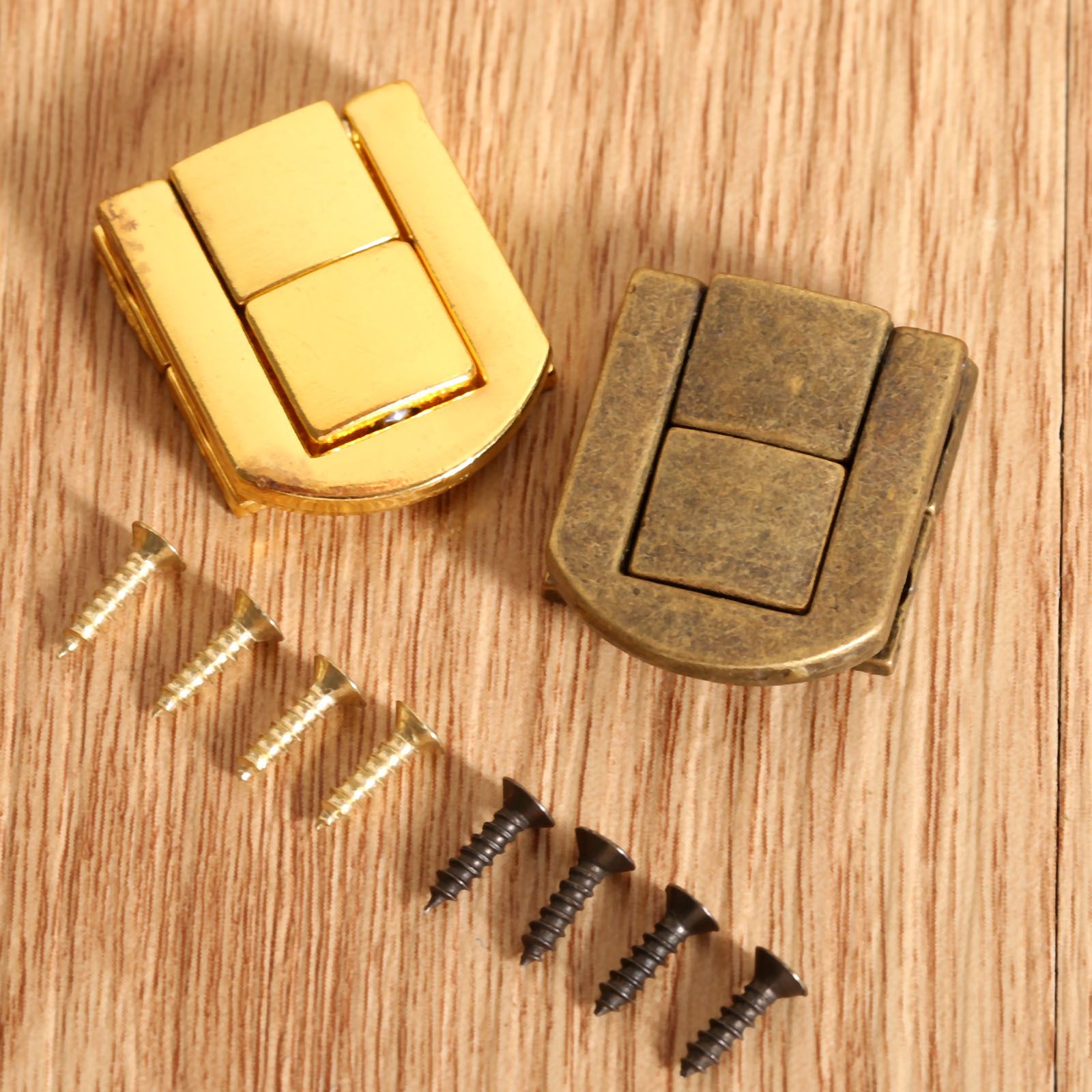 UK Antique Bronze//Gold Jewellery Box Latch Hasp Hasp Suitcase Wood Chest 1//2//5pc