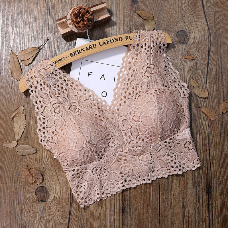 Amlaiworld Tops Mujer L Cultivos de Flores de Encaje Top Bralette Bralet Camisa de la Blusa del Tanque de Cami
