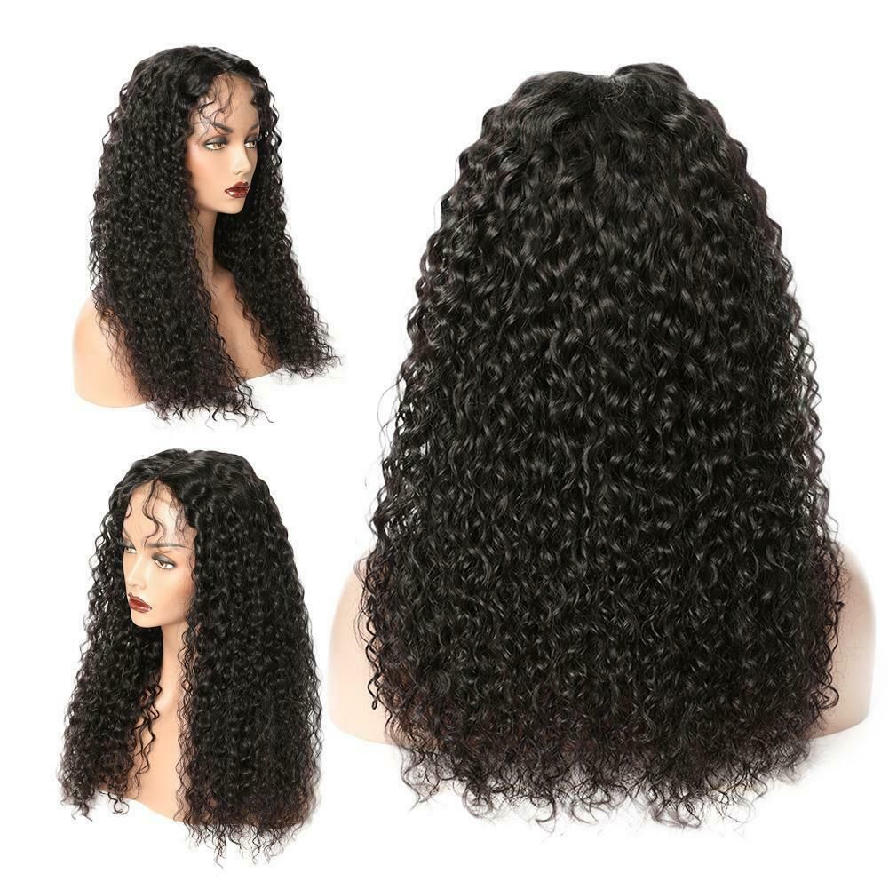 Long Spiral Curls Ombre Black Mix Lace Front Full Wig Heat Ok Hair