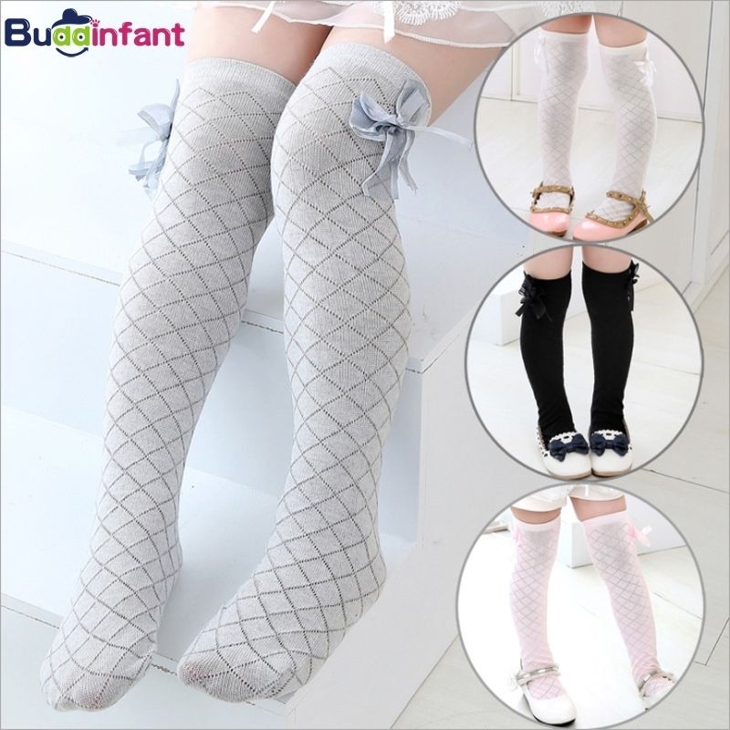 baby girl knee high socks with bows