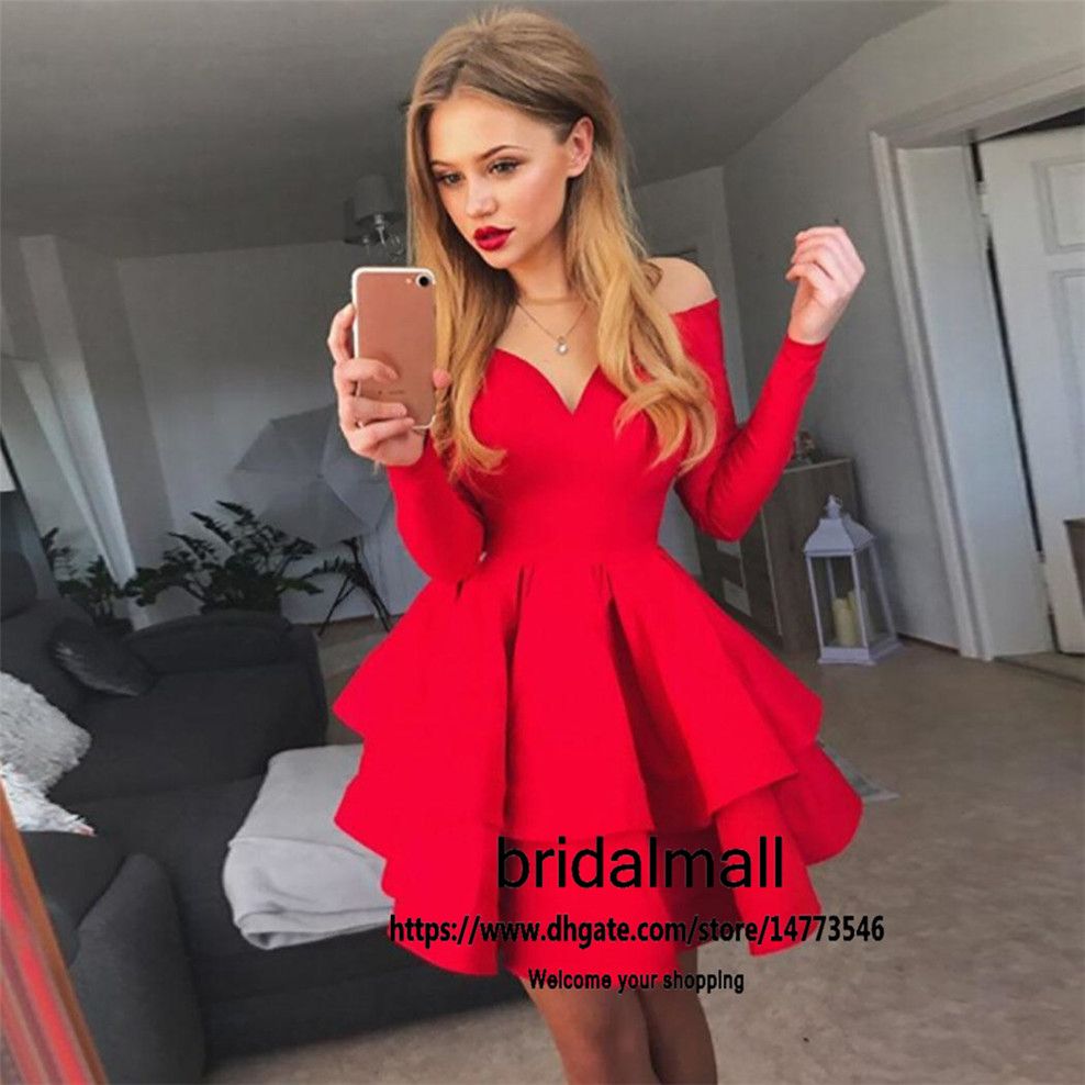 little red satin dress
