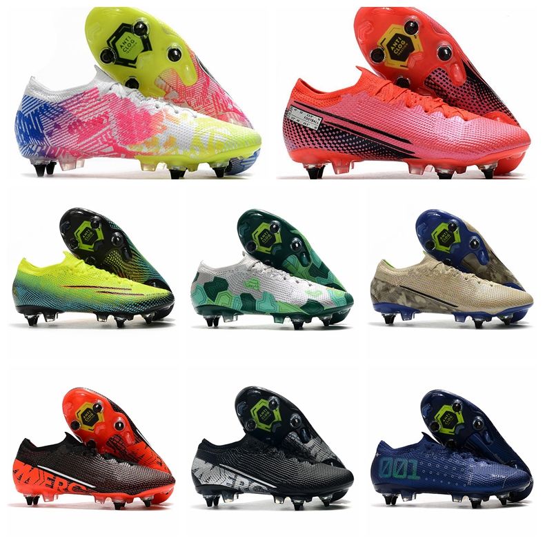 Nuovo White Shoes Cleats Nike Mercurial Vapor 13 Pro IC