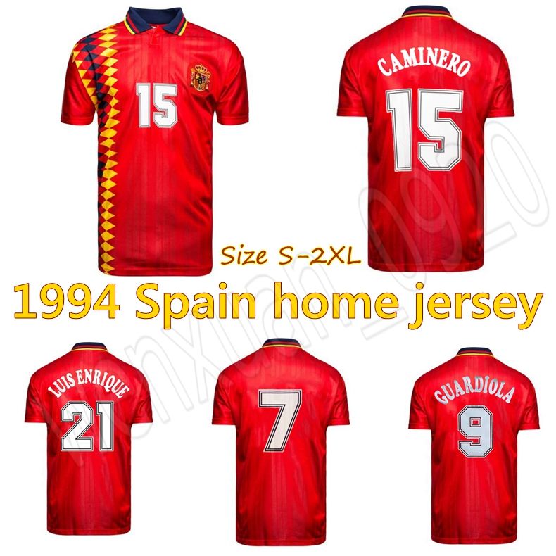 retro spain football shirt