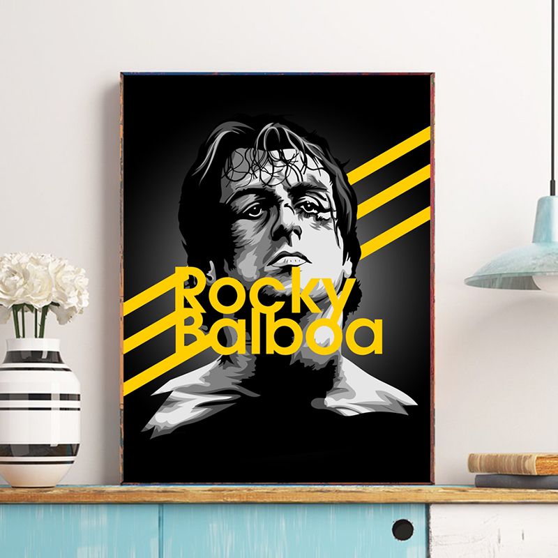 2019 Rocky Balboa Coloring Pages Fresh Paintings For Living Room Poster On The Wall Home Decoration From Iwallart 7 71 Dhgate Com