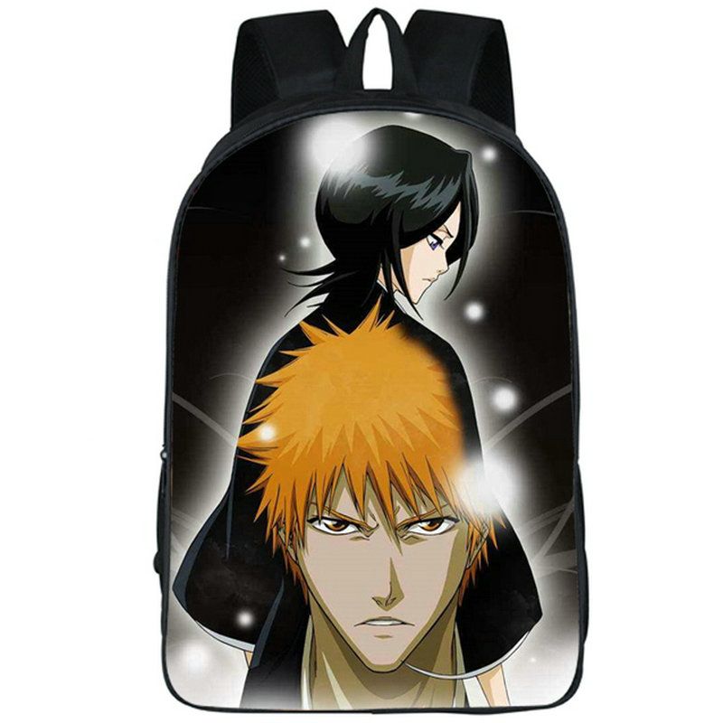 Bleach Backpack Kurosaki Ichigo Daypack Ishida Uryuu Anime Schoolbag Leisure Print Rucksack Sport School Bag Outdoor Day Pack From Tpx Bag 24 12 Dhgate Com