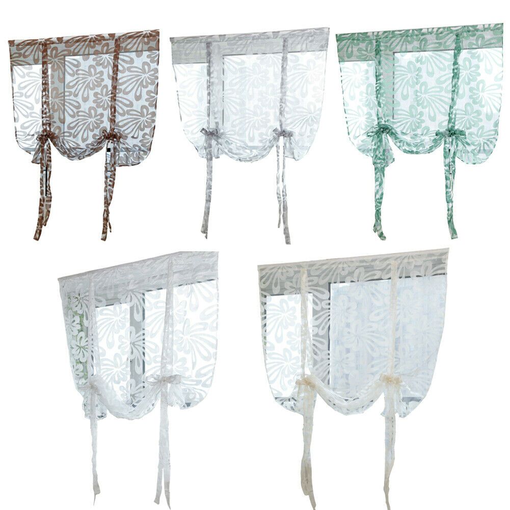 voile swags and curtains