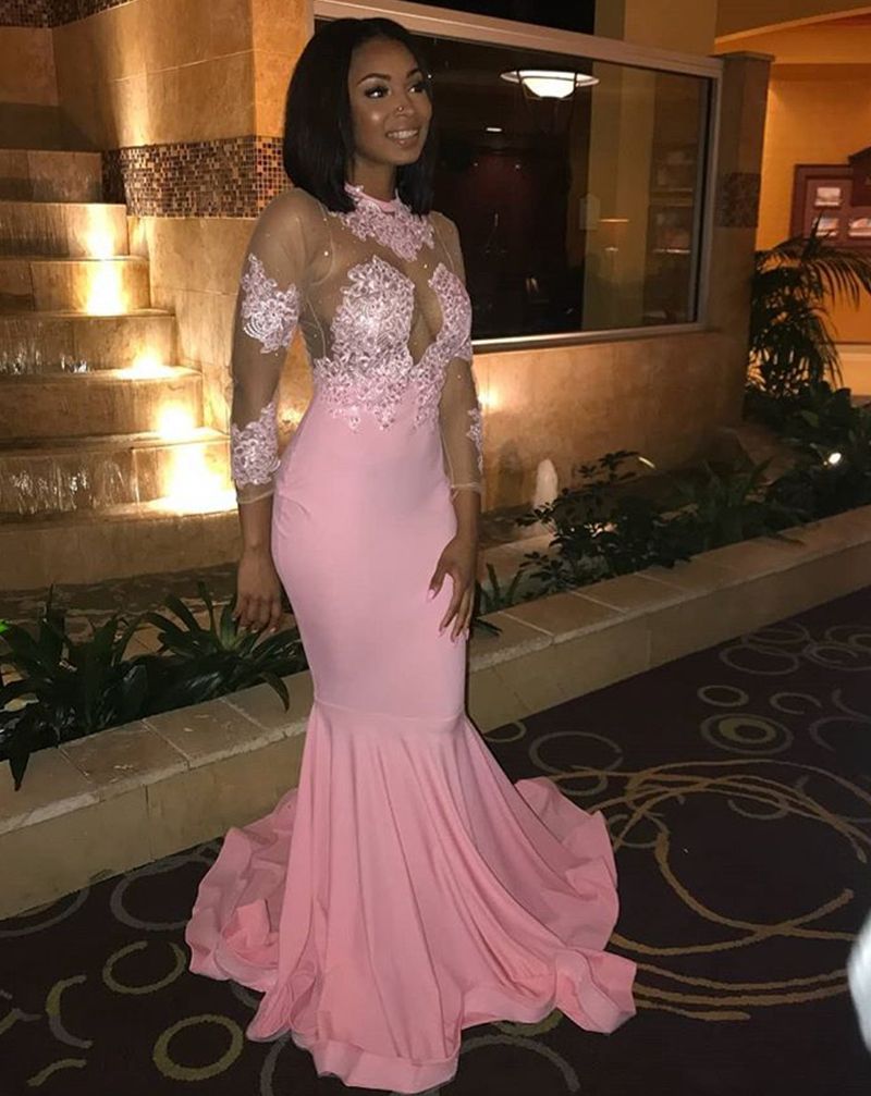 Pink Mermaid Prom Dresses 2020 See 