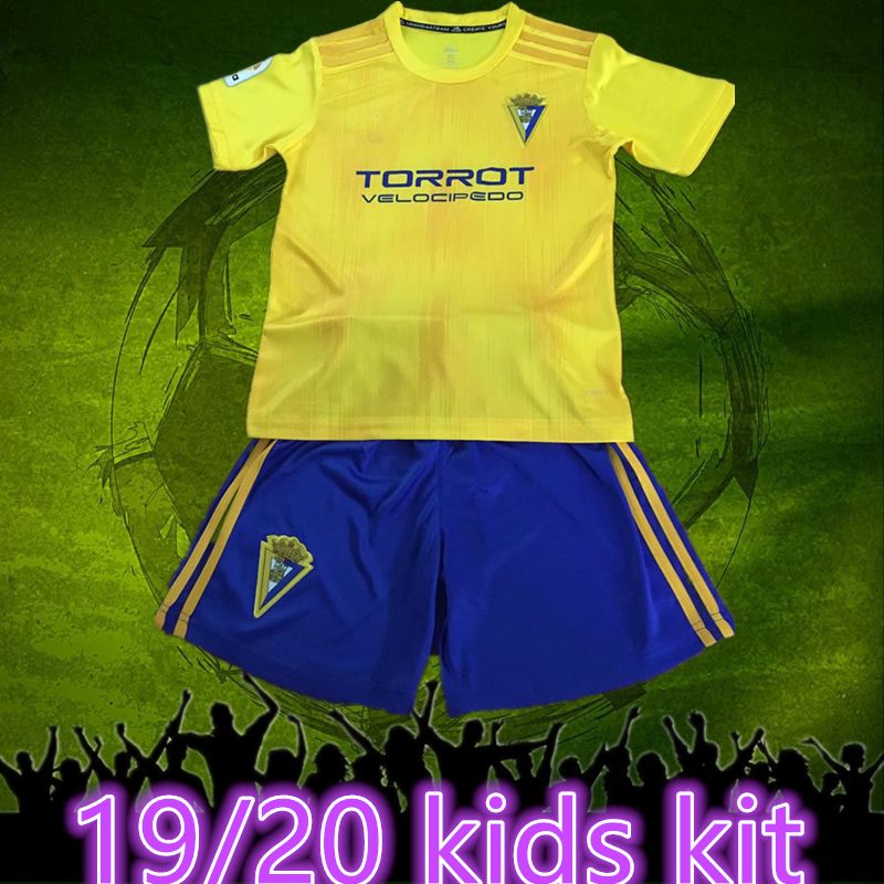 2019 Cádiz camisetas fútbol niños 19 20 Cádiz niños Garrido inicio hombres