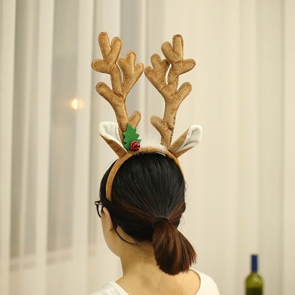 Christmas Deer Antlers Hair Head Band Prop Xmas Costume Party Cosplay Gift