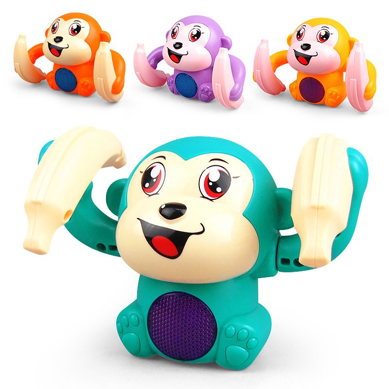 rolling monkey baby toy