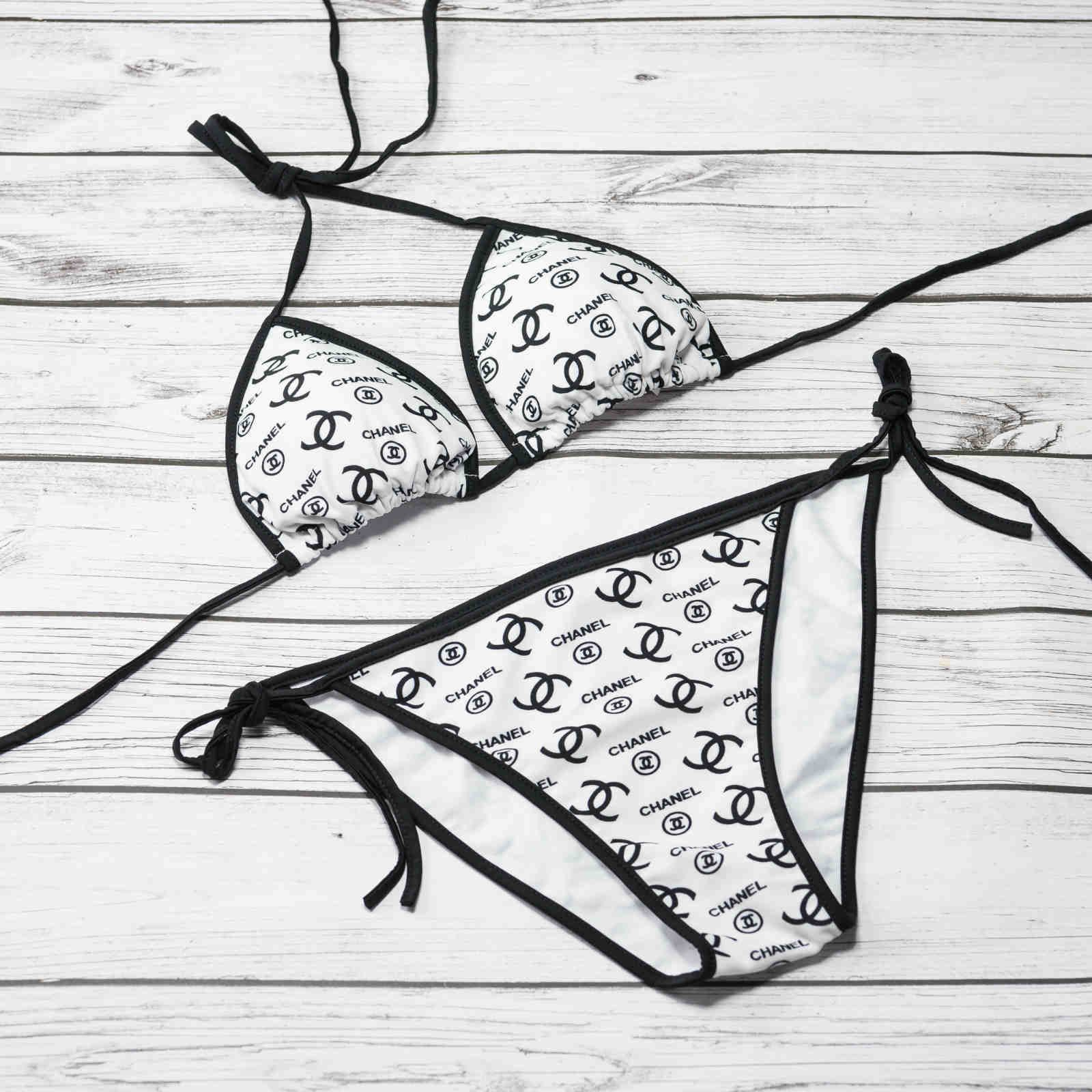 chanel swimsuit two piece